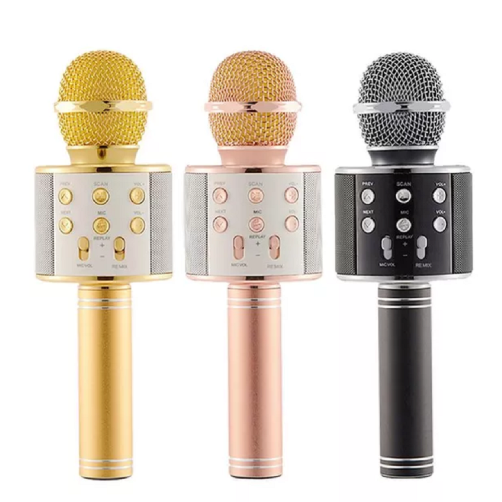 Bluetooth Karaoke mikrofon WS-858 (BBL) (BBV) (2)