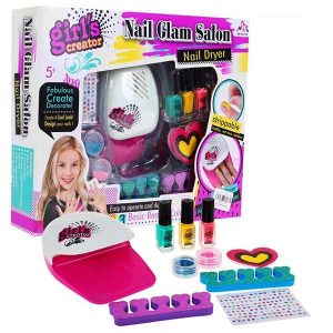 Nail Glam Deluxe manikűrszalon kicsiknek –  körömreszelővel, matricákkal, körömlakkokkal és csillámporokkal – minden, ami csillogás és divat! (BBJ) - Image 2
