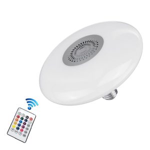 E27 RGB Bluetooth UFO lámpa hangszóróval + távirányítóval - 48W (BBJH) - Image 3
