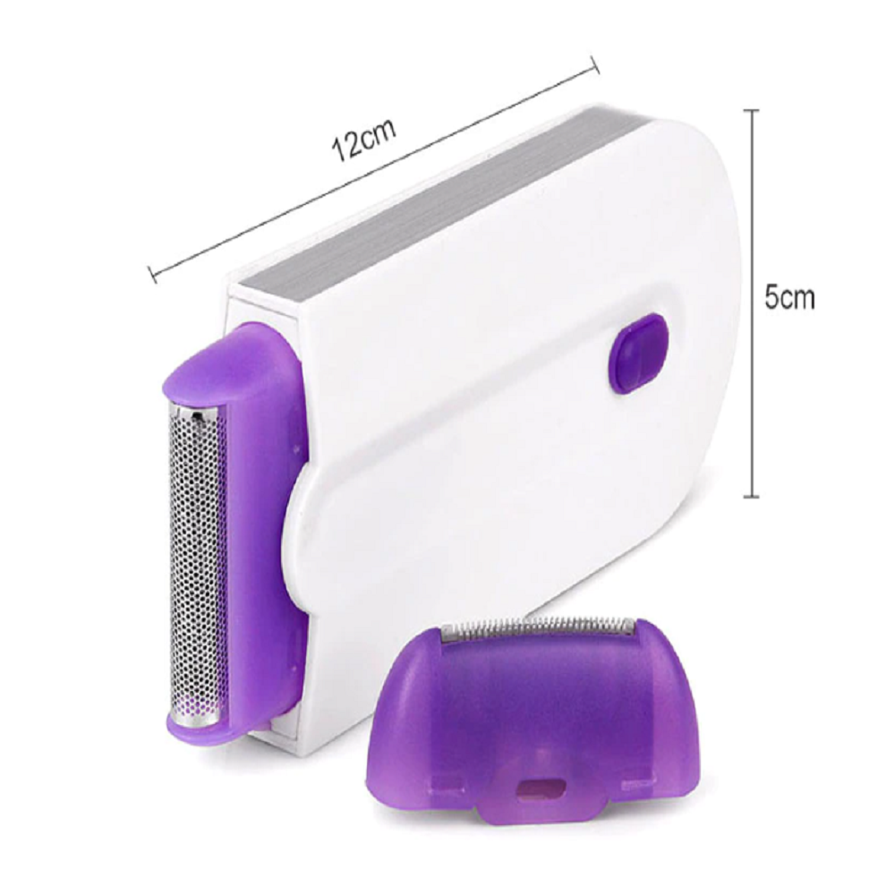 Hordozható epilátor USB töltéssel – Sensa-Light technológiával – 2 db szőrtelenítő fejjel (BBV) (2)