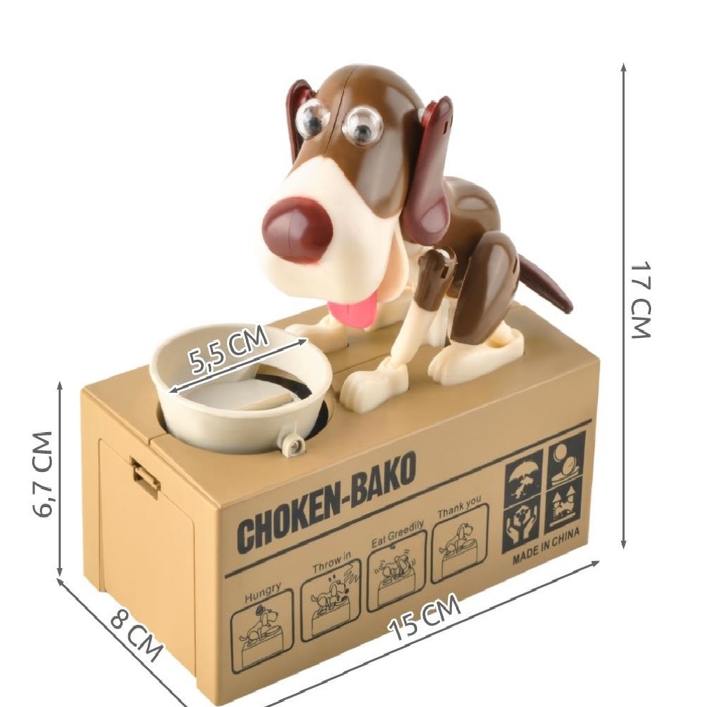 Interaktív kutyás persely gyerekeknek – éhes kutya persely, a játékos spórolásra nevel (BB-8124) (10)