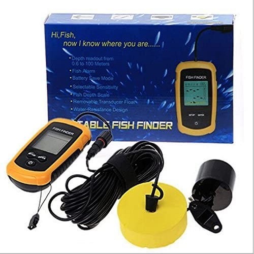Fish Finder LCD kijelzős hordozható halradar (THM) (BBL) (7)