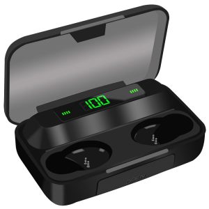 F9-10-M15 TWS vezeték nélküli Bluetooth fülhallgató LCD kijelzővel, akkus töltődobozzal (BBV) - Image 7