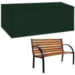 Zöld védőtakaró kerti bútorokra- kerti pad takaró ponyva – 160x77x75cm (BB13351) 21