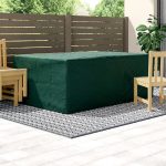 Zöld védőtakaró kerti bútorokra- kerti pad takaró ponyva – 160x77x75cm (BB13351) f