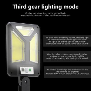 CUBE 88 LED-es napeles mozgásérzékelős fali lámpa - 180W (BBV) - Image 5