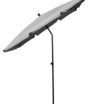 Állítható magasságú, szögletes, UV szűrős napernyő – szürke (170-243 cm) (BB12113) 1