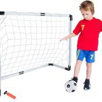 Gyermek foci készlet labdával, kapuval és kézi pumpával (BB5617) 6