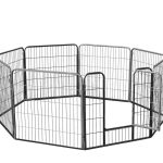 Fém kennel – tető nélküli állat ketrec – 2,56 cm² (BB9041) (3)