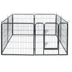 Fém kennel – tető nélküli állat ketrec – 2,56 cm² (BB9041) (5)