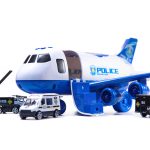6684_1 Samolot transporter z autami policja 5