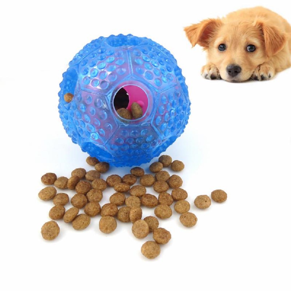 Interaktív jutalomfalat adagoló labda kutyáknak és cicáknak - 7 cm (6)