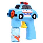 Rendőr autó formájú buborék fújó pisztoly zenével és fényhatásokkal (7)