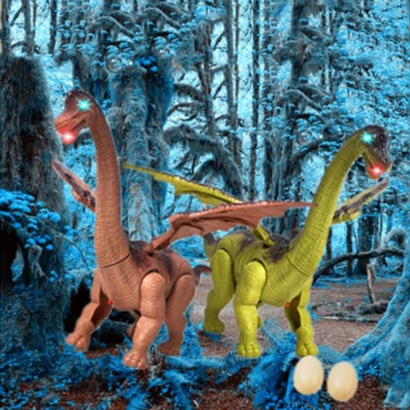 Üvöltő, lépkedő óriás szárnyas dinoszaurusz – menet közben tojást rak (BBJ) (3)