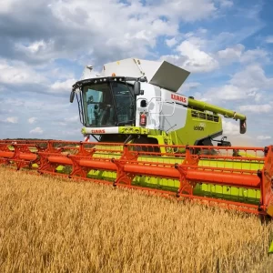 Giga méretű élethű játék kombájn, aratógép - zöld színben - 50 cm (BBMJ) (FX) - Image 2