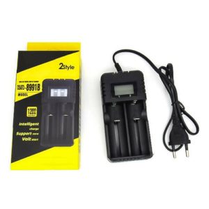 Dupla akkumulátor töltő digitális kijelzővel, 2.4A töltőáram - HD-8991B (BBV) - Image 2