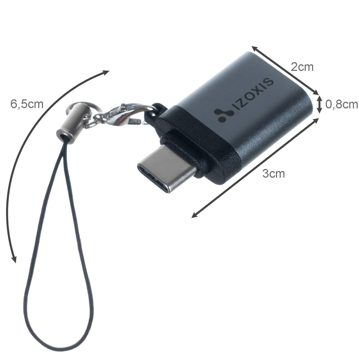 USB-C – USB 3.0 adapter kulcstartóval (BB-18932) (9)