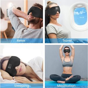 Bluetooth-os zenélő szemmaszk alváshoz és relaxáláshoz (BBV) - Image 2