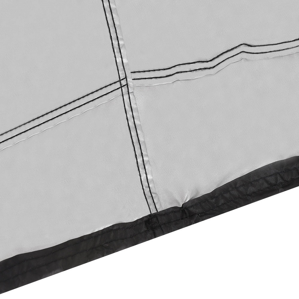Hinta-, és függőszék védőhuzat – védelmet nyújt por, eső vagy hó ellen – 400 x 155 cm, fekete (BB-9169) (6)