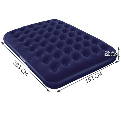 Bestway felfújható kétszemélyes matrac – velúr bársonyhuzattal – 203 x 152 x 22 cm (BB-3621) (4)