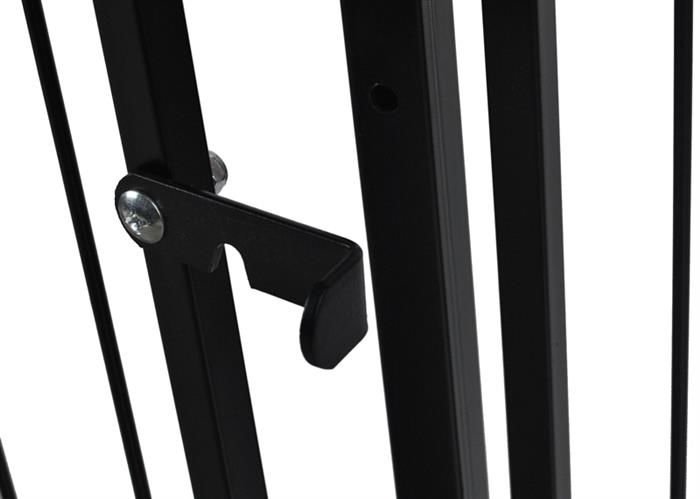 Bővíthető kandalló védőrács zárható ajtóval – szikrafogó, parázsfogó – 304 x 74,5 cm (BB-2961) (14)