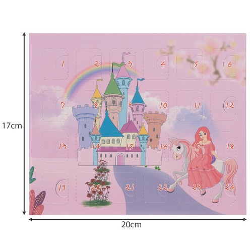 Hercegnős kalendárium kislányoknak, 24 különböző ékszerrel – minden napra egy meglepetés (BB-20351) (4)