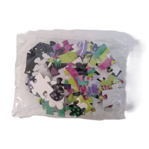 100 db-os unikornisos kirakó gyerekeknek - 50,5 x 38 cm-es mesés puzzle egyszarvúkkal (BBMJ) - Image 2