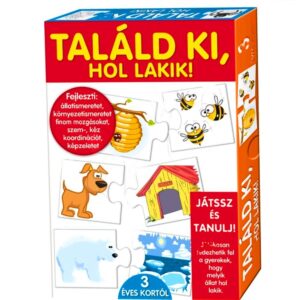 Találd ki hol lakik! képességfejlesztő játék gyerekeknek (BBJ) - Image 9