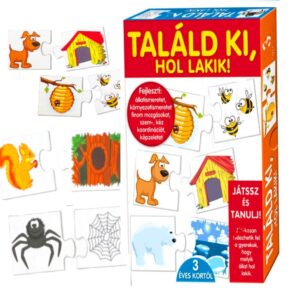 Találd ki hol lakik! képességfejlesztő játék gyerekeknek (BBJ) - Image 8