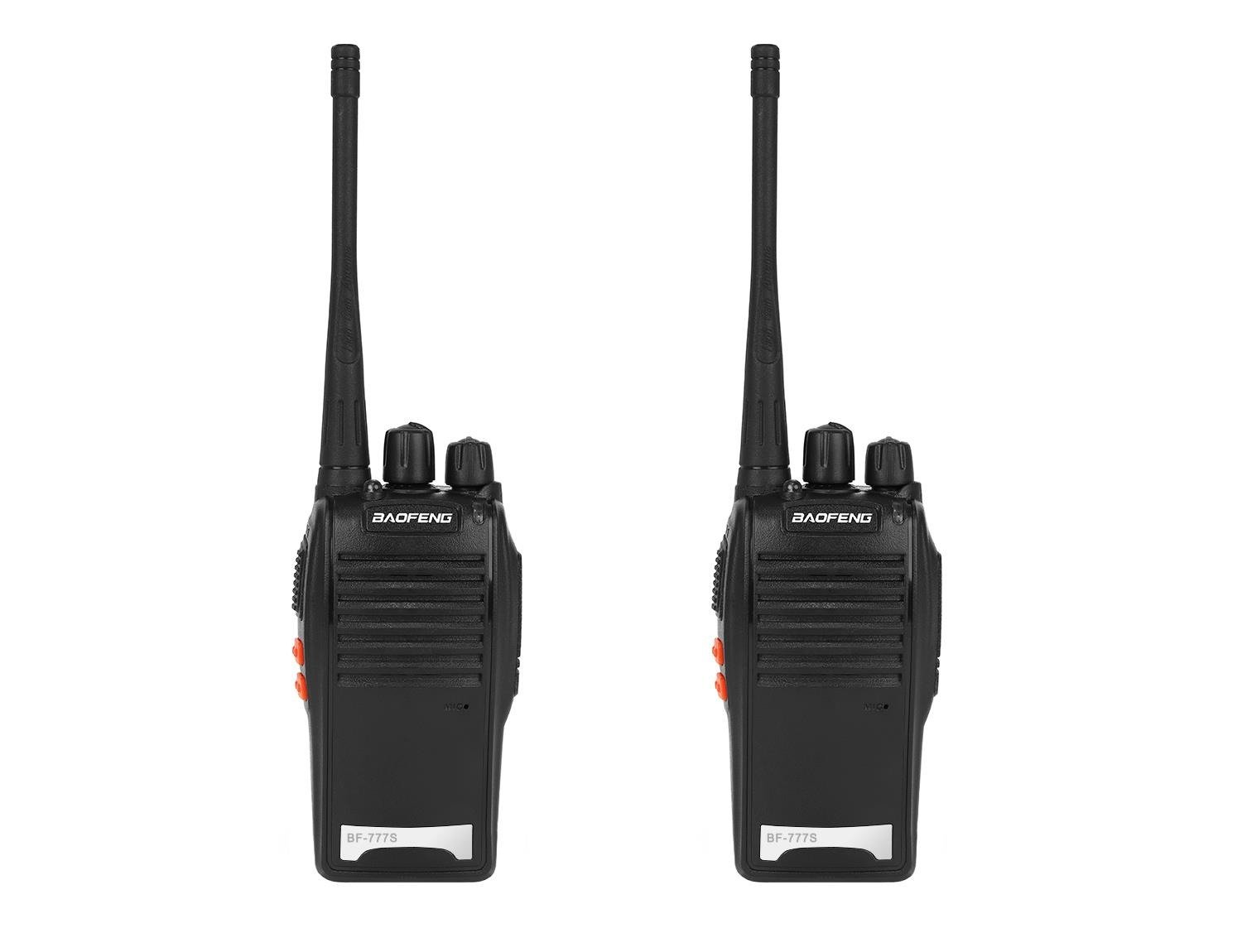 2 darabos Baofeng Walkie Talkie szett zseblámpával, fülhallgatóval – Baofeng BF-777S (BB-9204)5