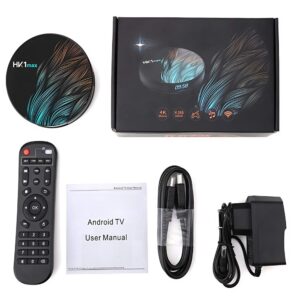 HK1 Max Smart Ultra HD TV Box – 8K Android 9.0 TV Okosító, 4GB RAM, 64GB ROM (BBV) - Image 6