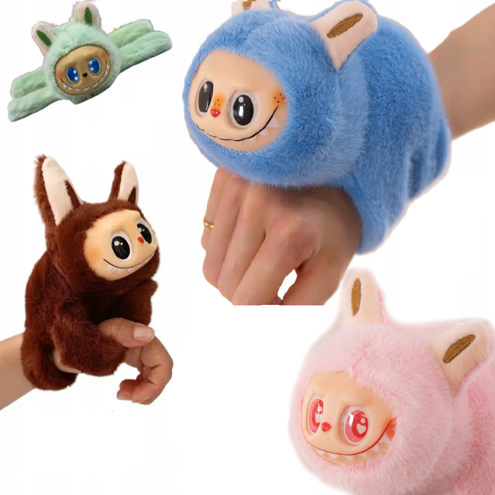 Éneklő_Labubu_plüss_csuklópánttal_interaktív_kabala_mozgatható_farokkal7