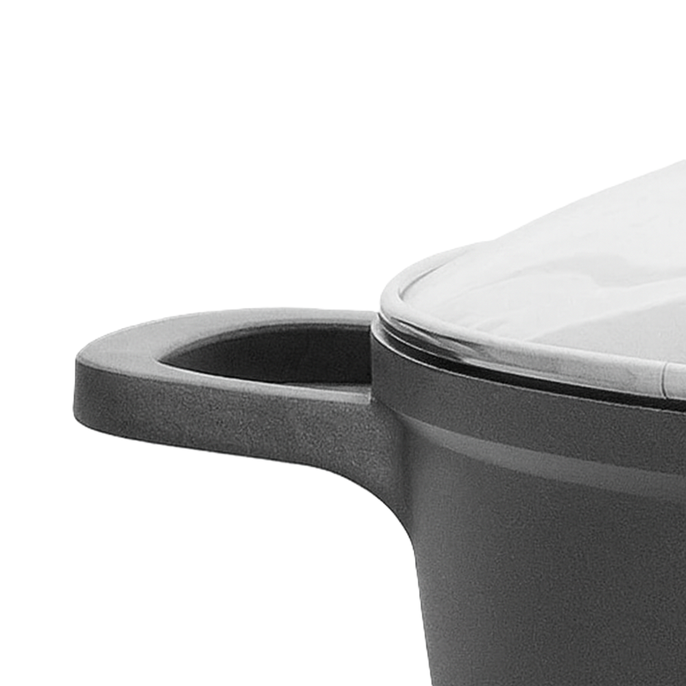 Royalty Line márványbevonatú 44 cm átmérőjű 23,4L kapacitású lábas – nagyméretű tapadásmentes főzőedény üvegfedővel RL-BS44ML (BBA)5