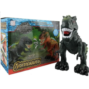 Tyrannosaurus Rex interaktív játékfigura – 30 cm-es mozgó dinoszaurusz hang- és fényhatásokkal (BBJ) - Image 5