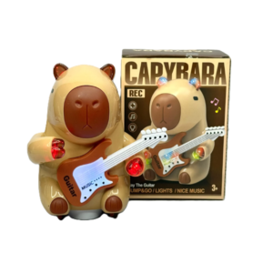 Gitározó capybara figura – zenélő és világító interaktív játék gyerekeknek 332A (BBJ) - Image 7