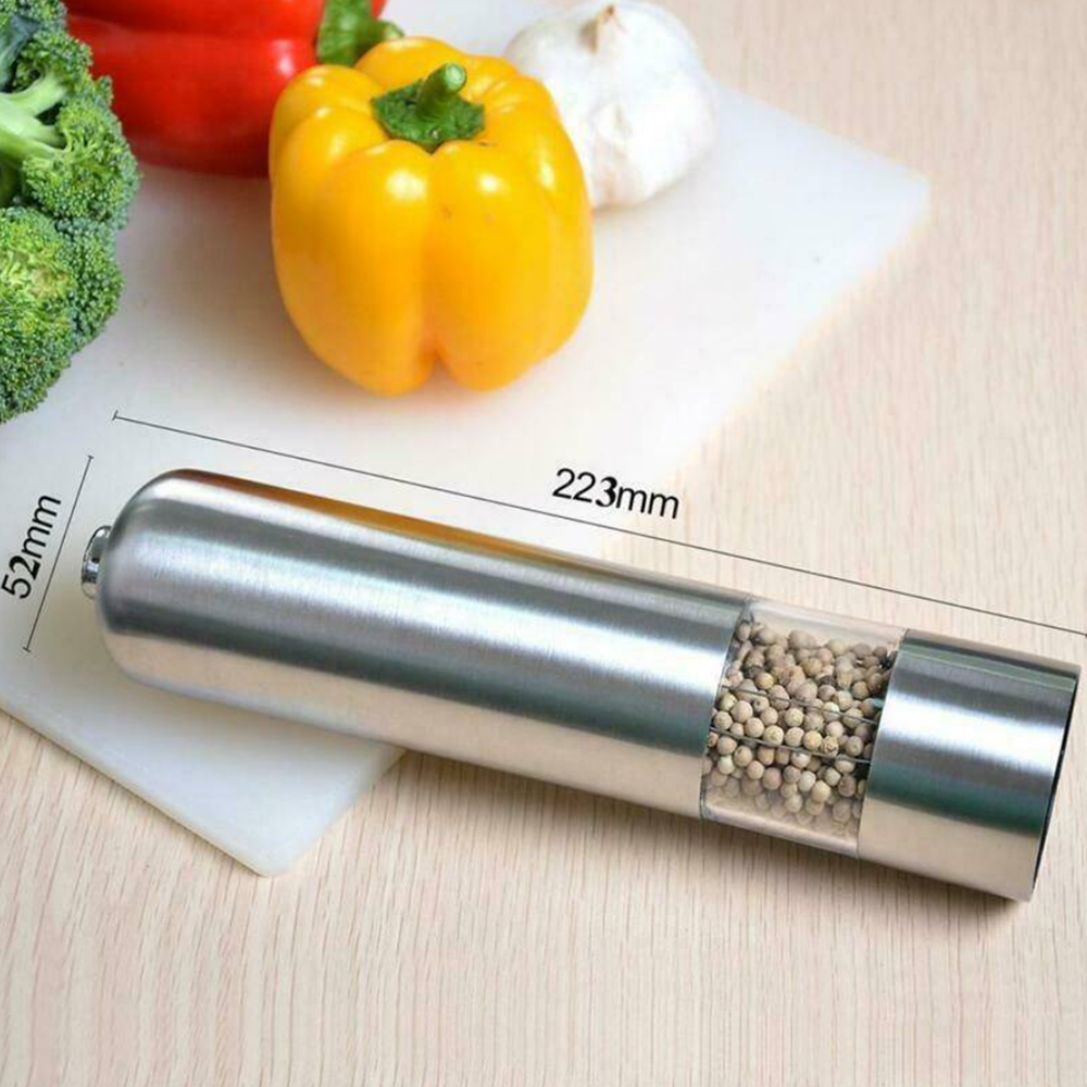 Elektromos só- és borsőrlő – automata fűszerőrlő egykezes használattal (BLLV)5