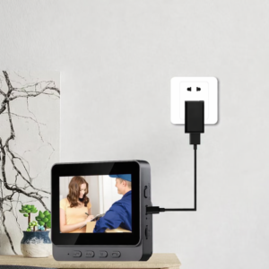 GuardBell WiFi videós kapucsengő monitorral – kétirányú kommunikáció, éjjellátó, IP65 kültéri okos csengő (BBV) - Image 3