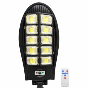 SolarNova W788B-5 napelemes LED utcai lámpa – mozgásérzékelős kültéri kerti és utcai lámpa (BBD) - Image 5