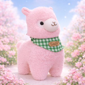 Alpacasso rózsaszín plüss alpaka – puha, ölelhető alpaka játék gyerekeknek és ajándéknak (BBJ) - Image 6