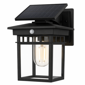 Haoerliang HEL-866 antik stílusú napelemes fali lámpa – vintage kültéri LED lámpa IP65 vízálló kivitelben (BBD) - Image 6