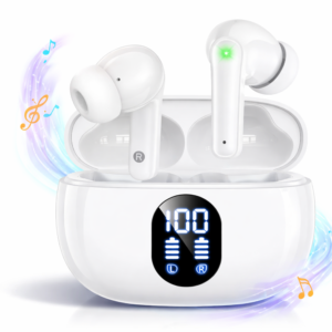 OKOP KP-205 vezeték nélküli Bluetooth fülhallgató – TWS sztereó headset töltőtokkal (BBD) - Image 1