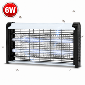 6W LED elektromos rovarcsapda – beltéri UV szúnyog- és légyirtó lámpa vegyszermentes működéssel (BBD) - Image 1