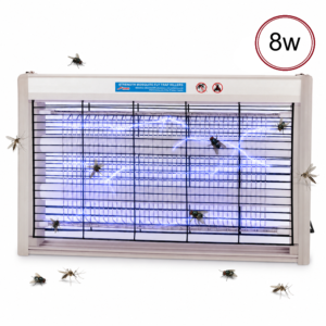 8W LED elektromos rovarcsapda lámpa – vegyszermentes beltéri szúnyog-, légy- és molyirtó (BBD) - Image 1
