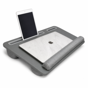 Párnázott laptoptartó tálca csuklótámasszal – hordozható laptop asztal ágyba, kanapéra és home office munkához (GB) - Image 8